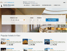 Tablet Screenshot of hotels-kiev.com